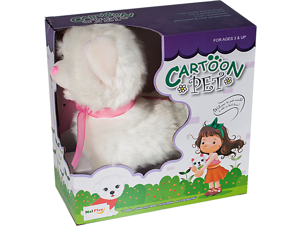 KOTEK interaktywny CHODZĄCY NA SMYCZY kot