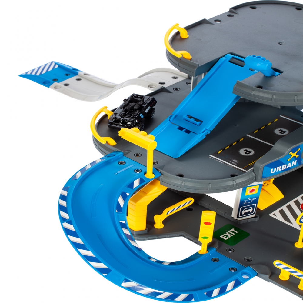 Parking Policyjny z Helikopterem