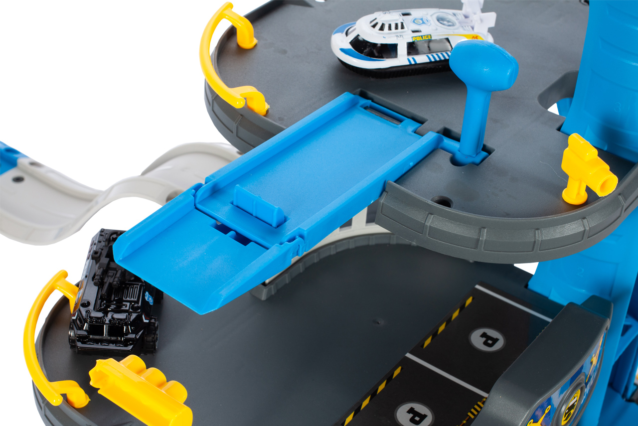 Parking Policyjny z Helikopterem