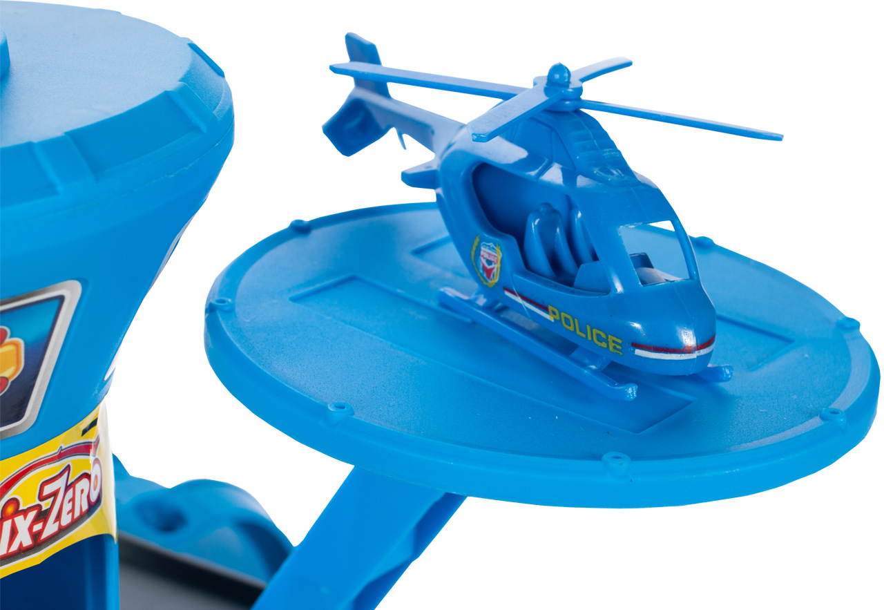 Parking Policyjny z Helikopterem