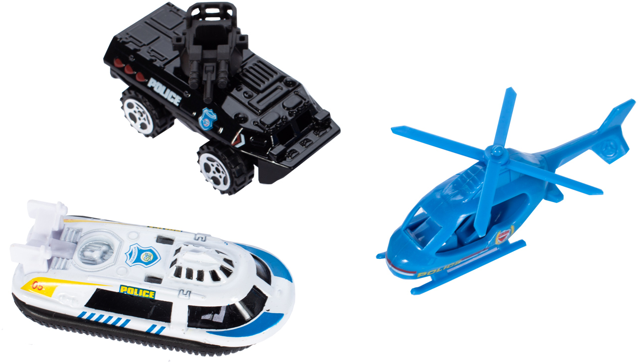 Parking Policyjny z Helikopterem