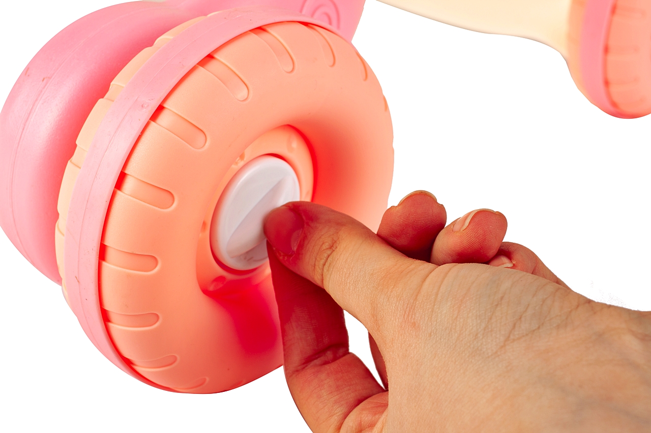 Chodzik Pchacz Stolik Edukcyjny Panel Pianinko 5w1 Różowy