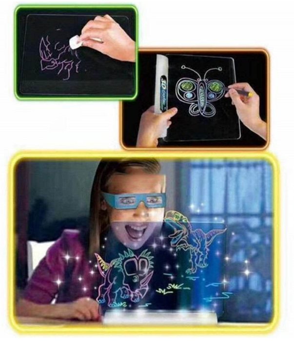 Magiczna Tablica Do Rysowania 3D XXL Kosmos