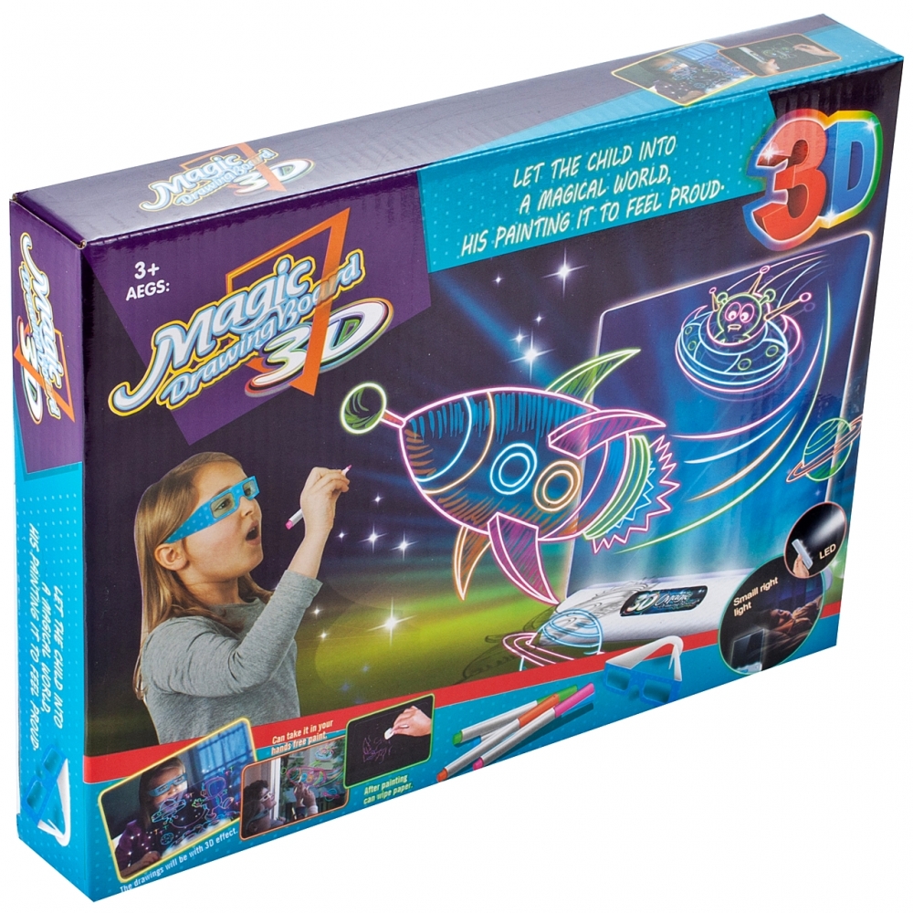 Magiczna Tablica Do Rysowania 3D XXL Kosmos