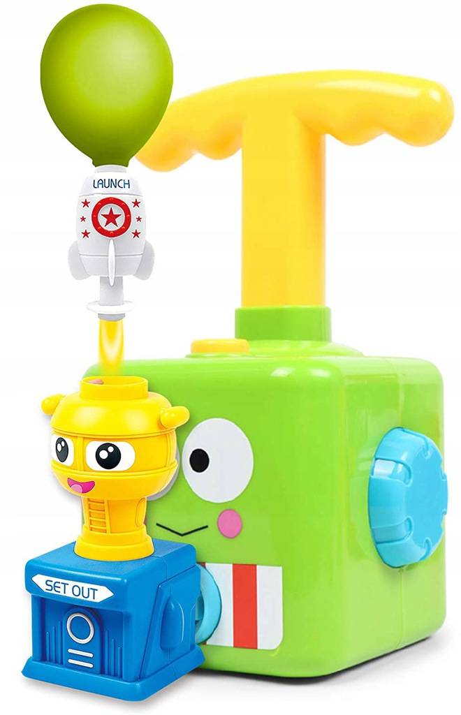 Wyrzutnia Balonowa AERODYNAMICZNY SAMOCHÓD +Pompka Żaba