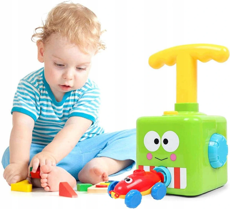 Wyrzutnia Balonowa AERODYNAMICZNY SAMOCHÓD +Pompka Żaba