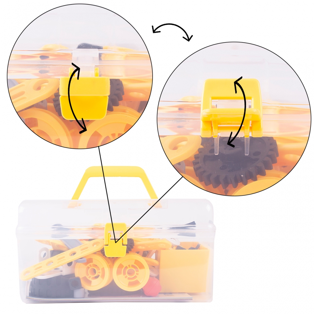Klocki KONSTRUKCYJNE Pojazdy Mega Konstruktor 8w1 100 elementów