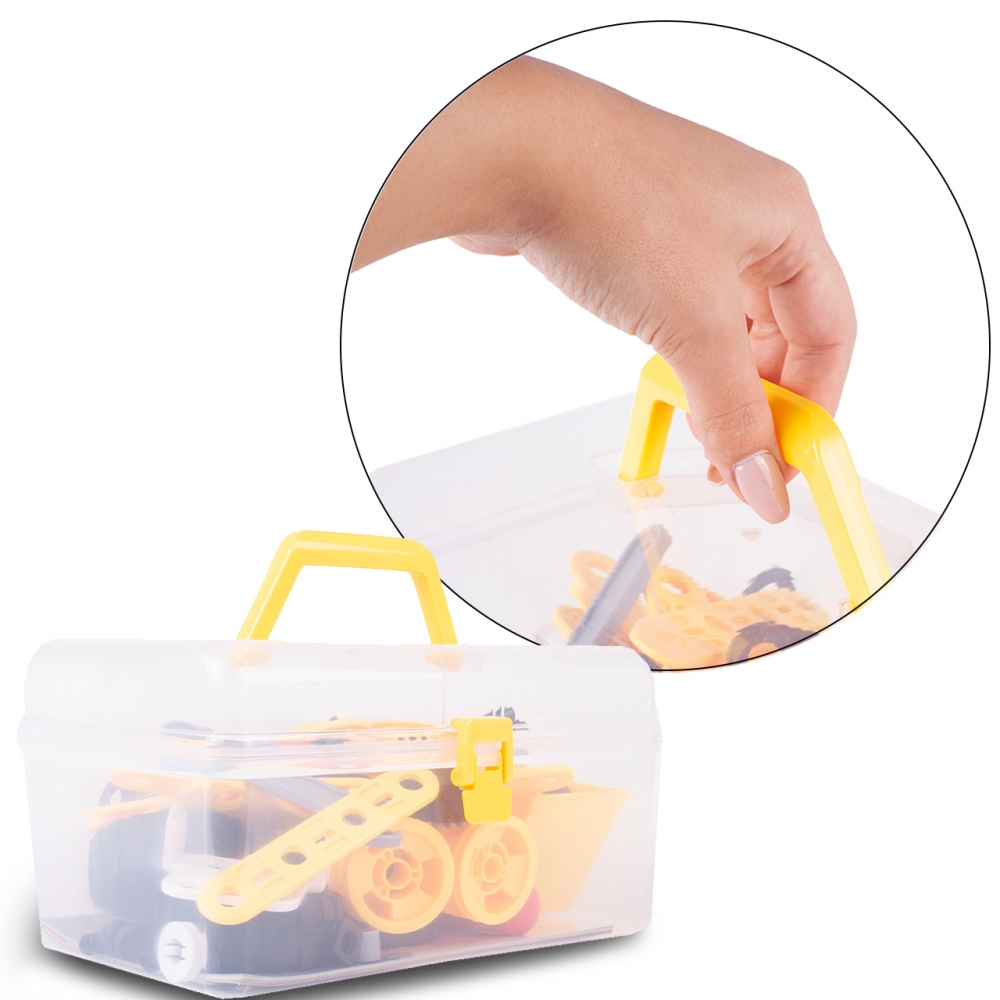 Klocki KONSTRUKCYJNE Pojazdy Mega Konstruktor 8w1 100 elementów