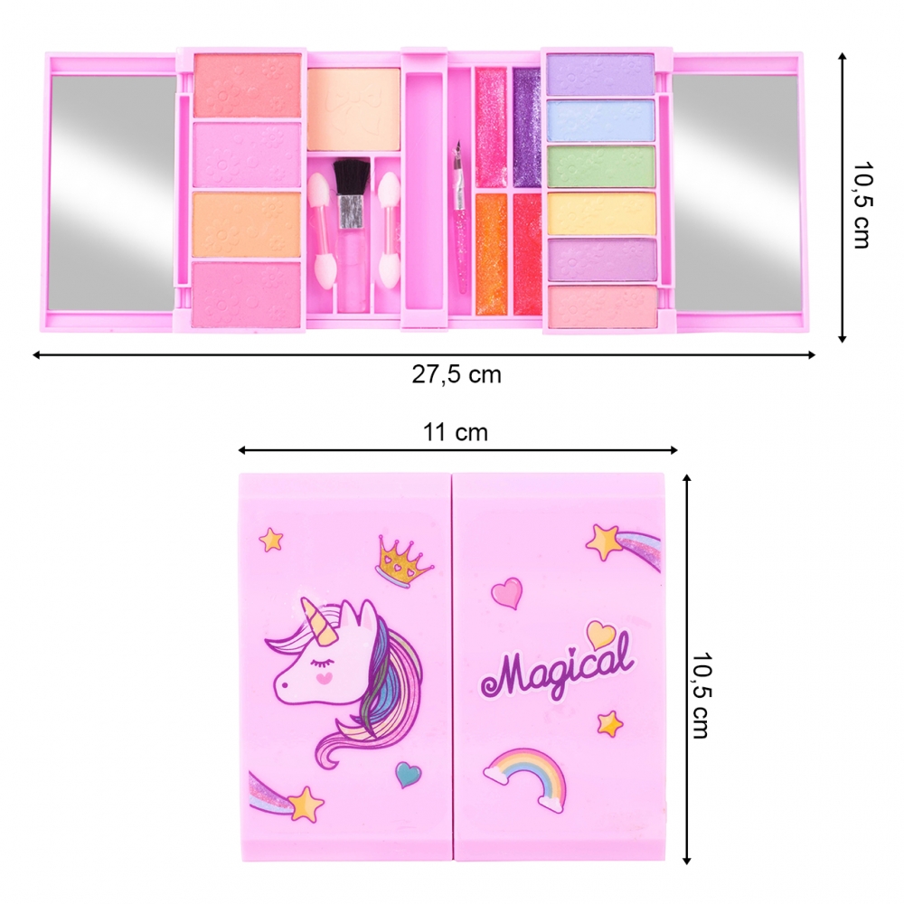 Zestaw Do Malowania Makijażu i Paznokci Dla Dziewczynek Unicorn