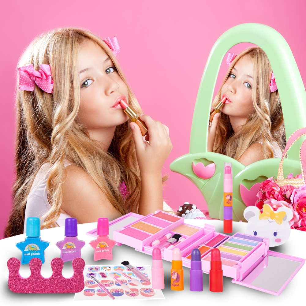 Zestaw Do Malowania Makijażu i Paznokci Dla Dziewczynek Unicorn