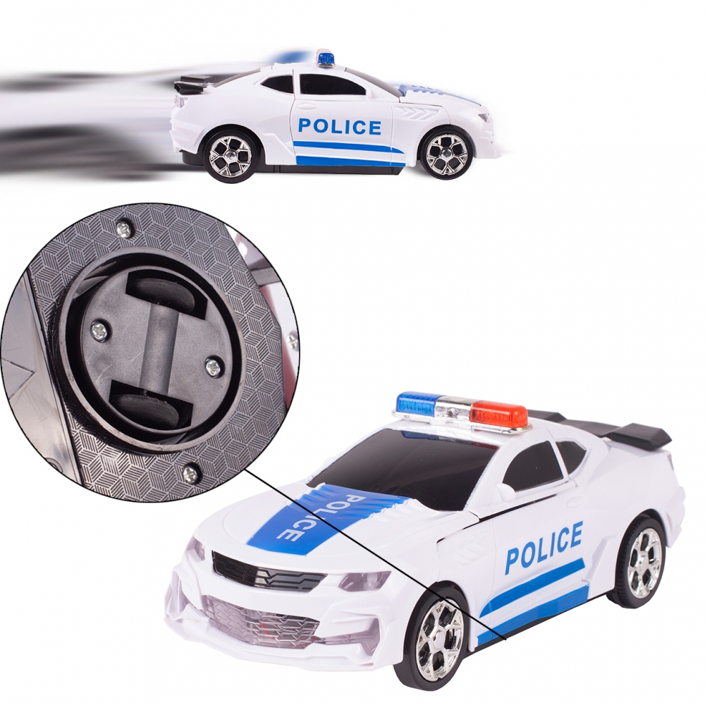 Transformers Auto Samochód Policja Robot