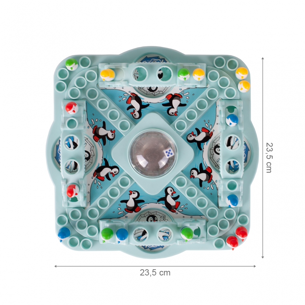 Gra Planszowa Chińczyk Wyścig Pingwinów