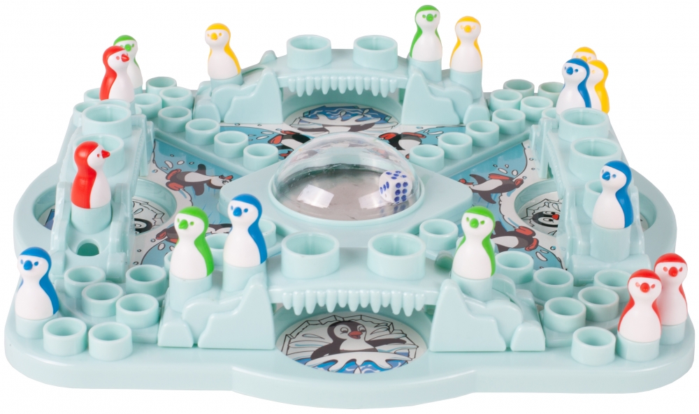 Gra Planszowa Chińczyk Wyścig Pingwinów