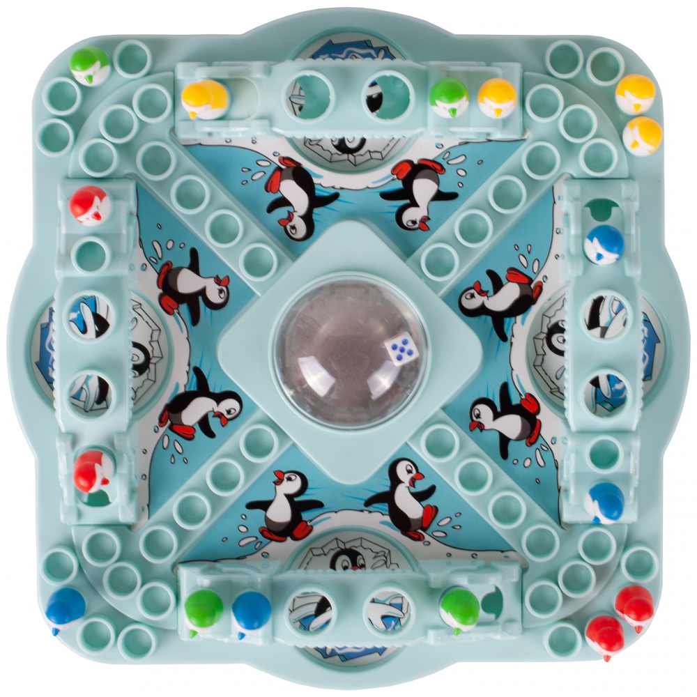 Gra Planszowa Chińczyk Wyścig Pingwinów