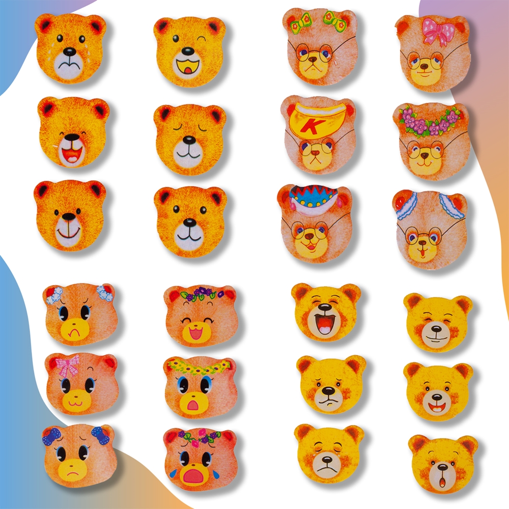 Ubieranie Misia Klocki Drewniane Układanka