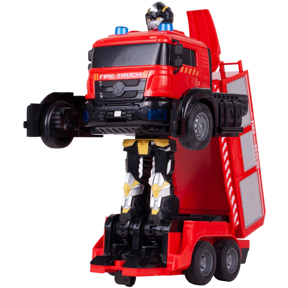 Robot Transformujący Straż Pożarna Na Pilota Auto