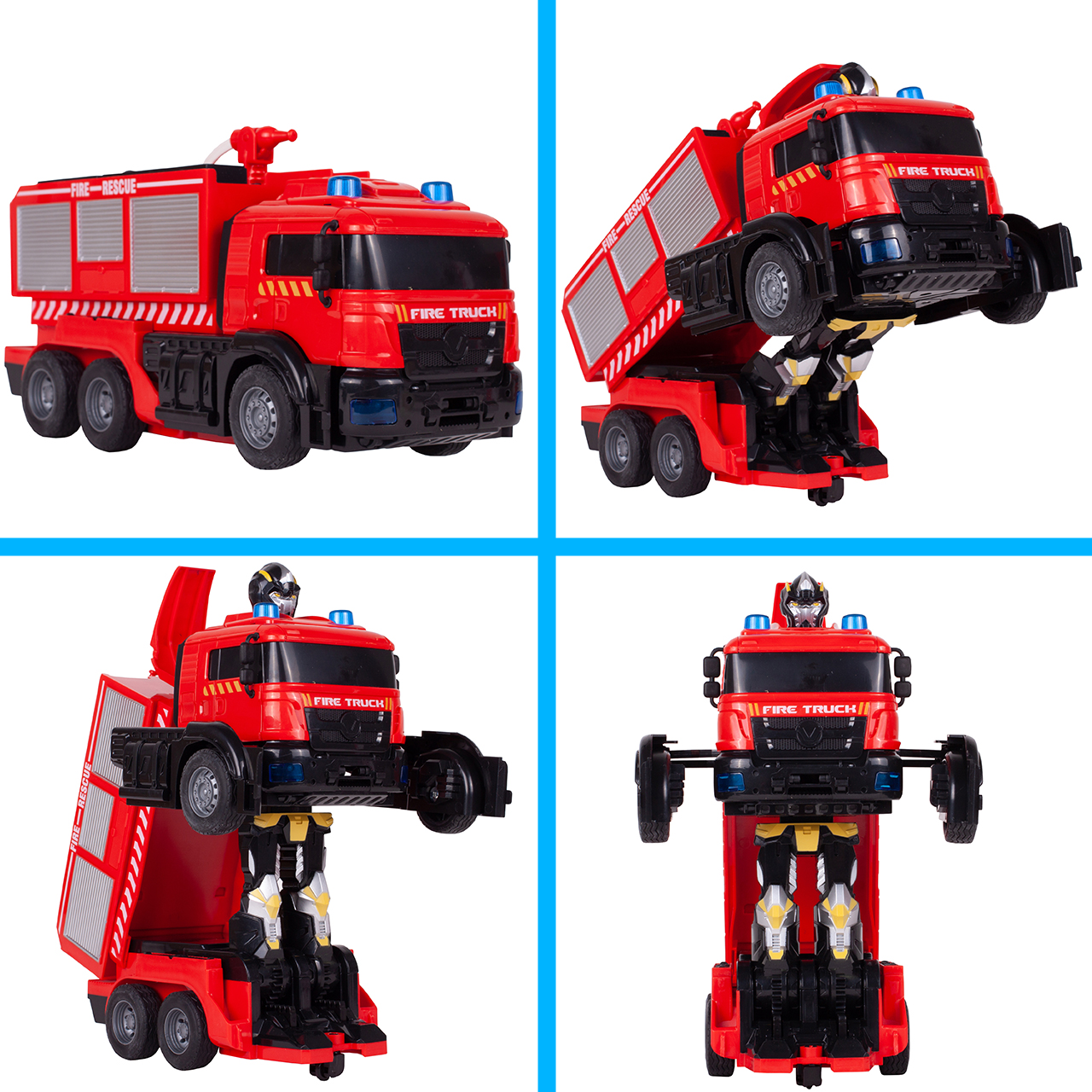 Robot Transformujący Straż Pożarna Na Pilota Auto