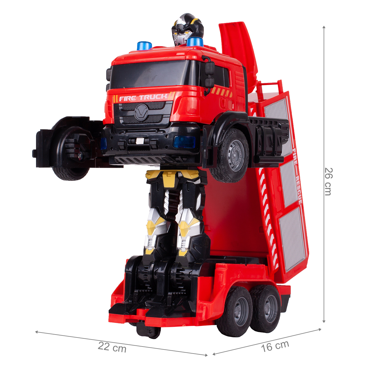 Robot Transformujący Straż Pożarna Na Pilota Auto