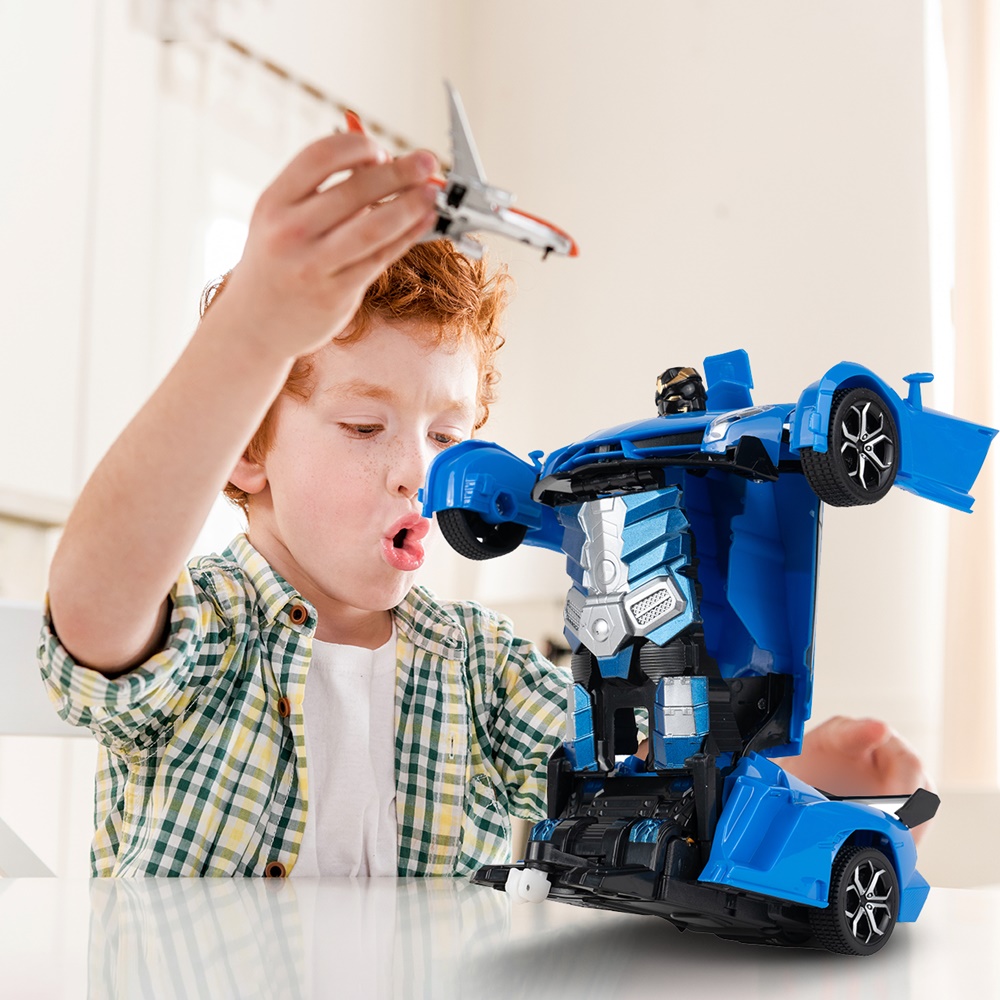 Robot Transformer Mech Team 2w1 Sportowy Samochód