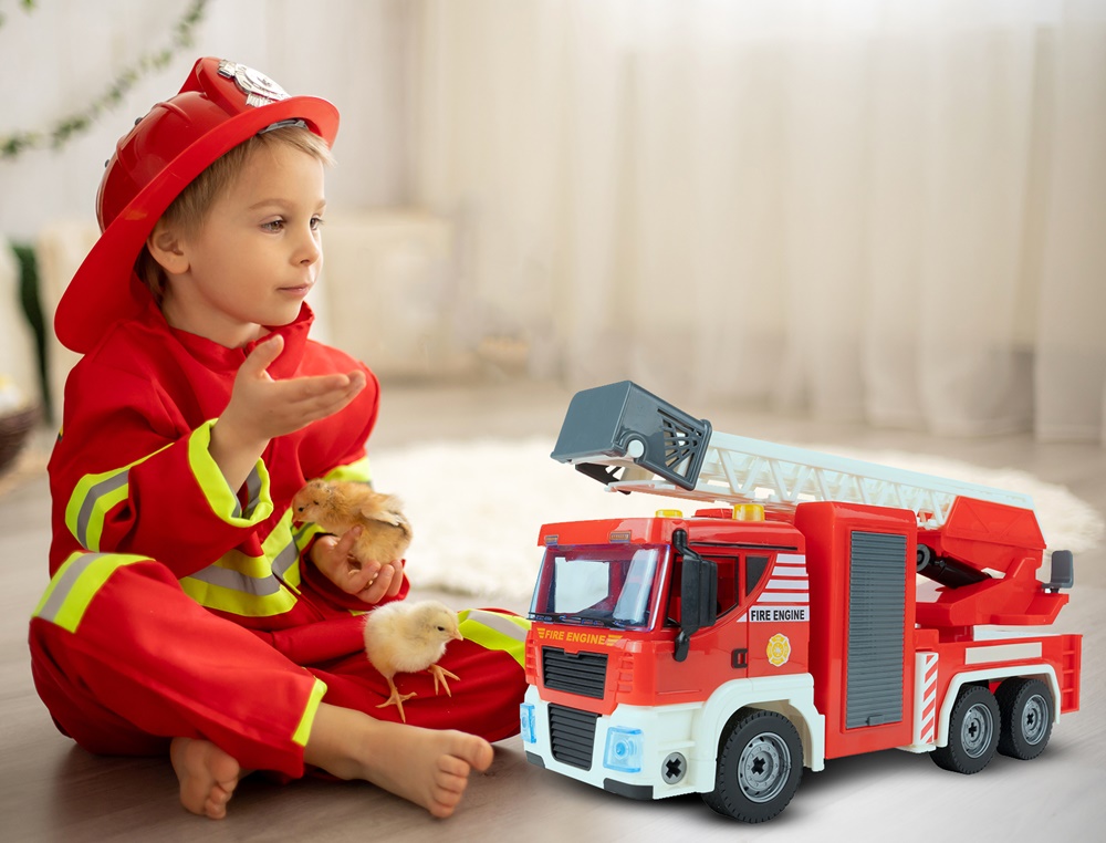 Auto do Montażu Straż Pożarna 95 elementów