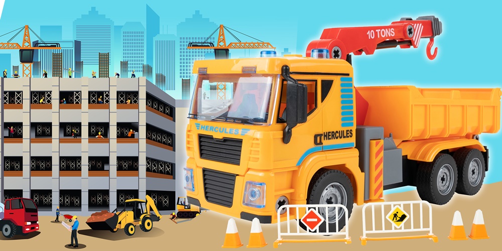 Auto Budowlane do Montażu Dźwig 104 el.