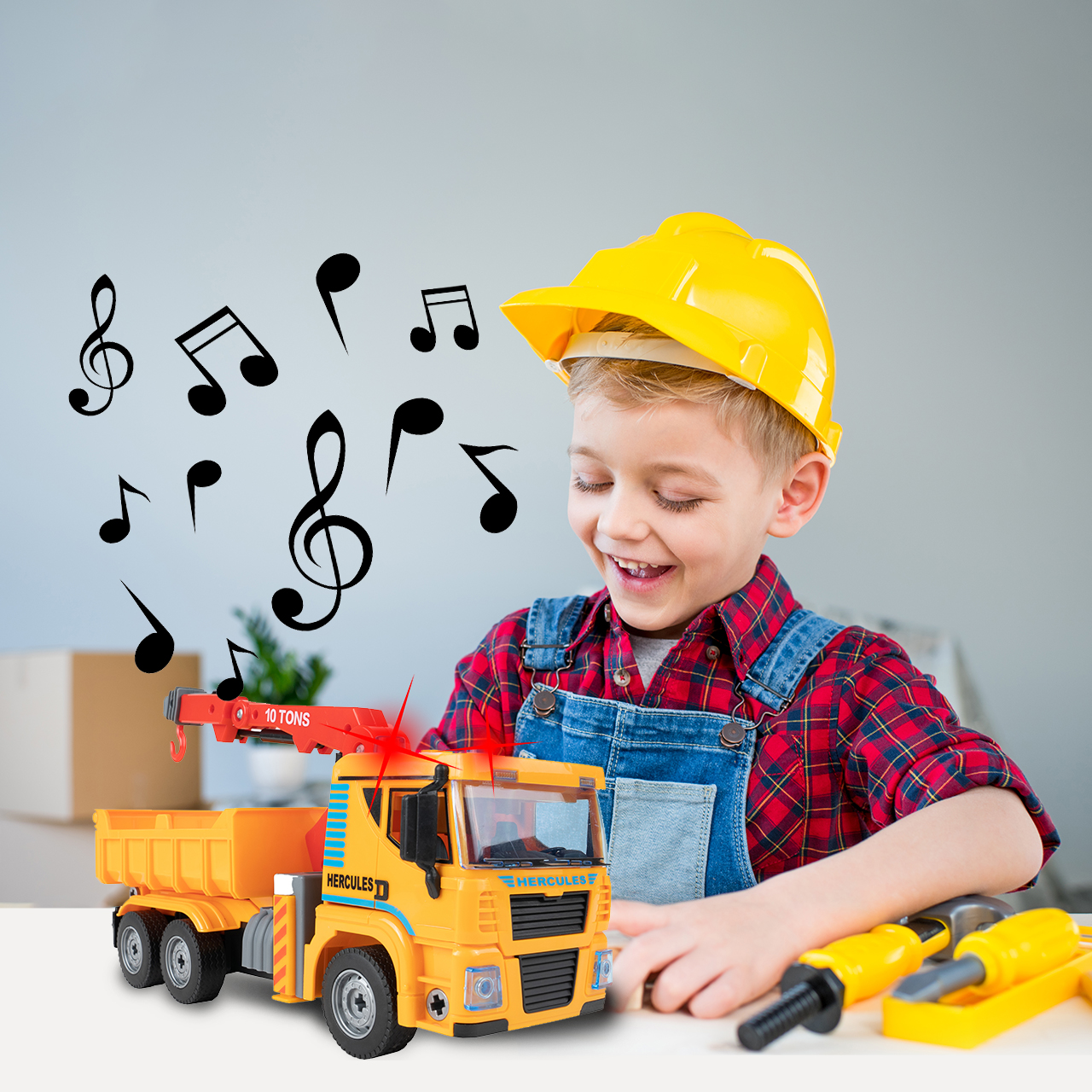 Auto Budowlane do Montażu Dźwig 104 el.