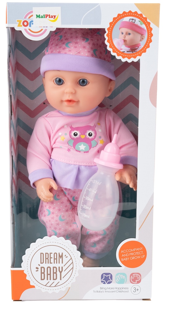 Lalka Bobas 31cm Interaktywna Pije Siusia Gaworzy