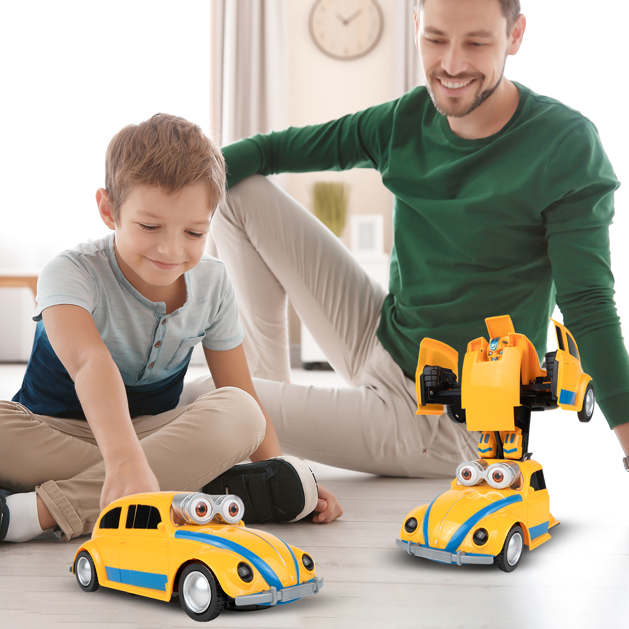 Auto Transformujące Robot Samochód Garbus