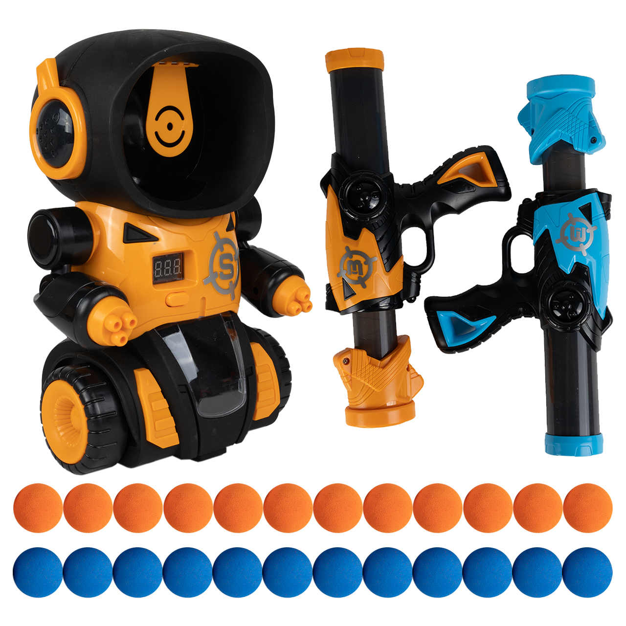 Robot Gra Strzelanie do Celu Pistolet Licznik LCD