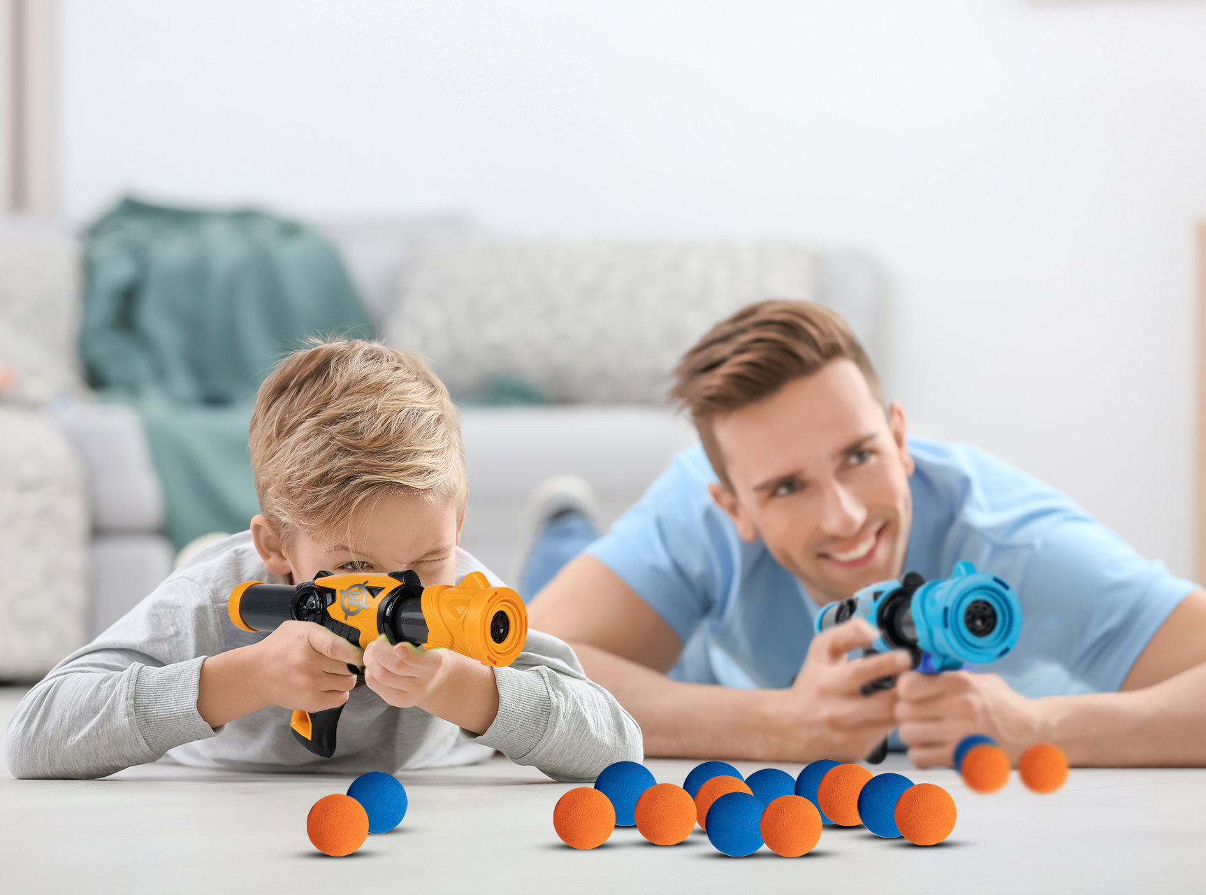 Robot Gra Strzelanie do Celu Pistolet Licznik LCD