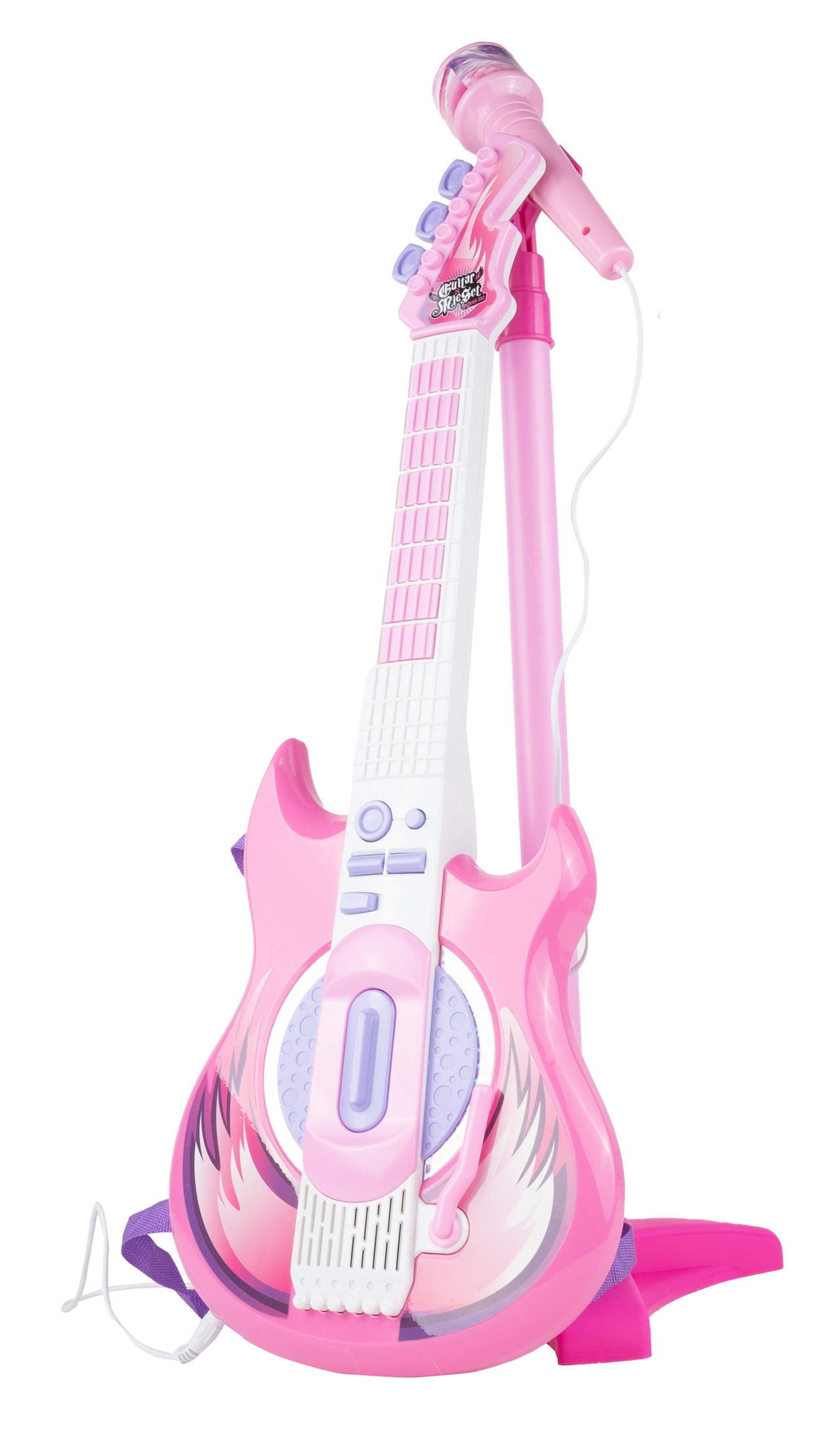 Gitara Elektryczna Rockowa + Mikrofon na Statywie