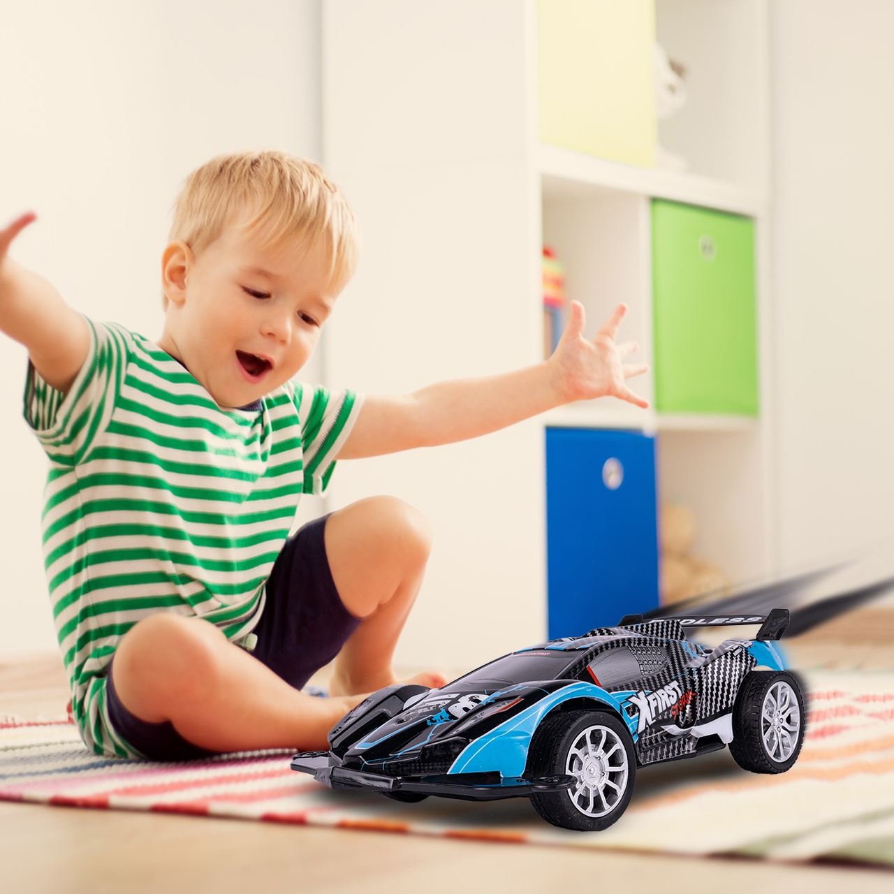 Samochód Wyścigowy RC Kaskader Auto 1:16 Ładowarka