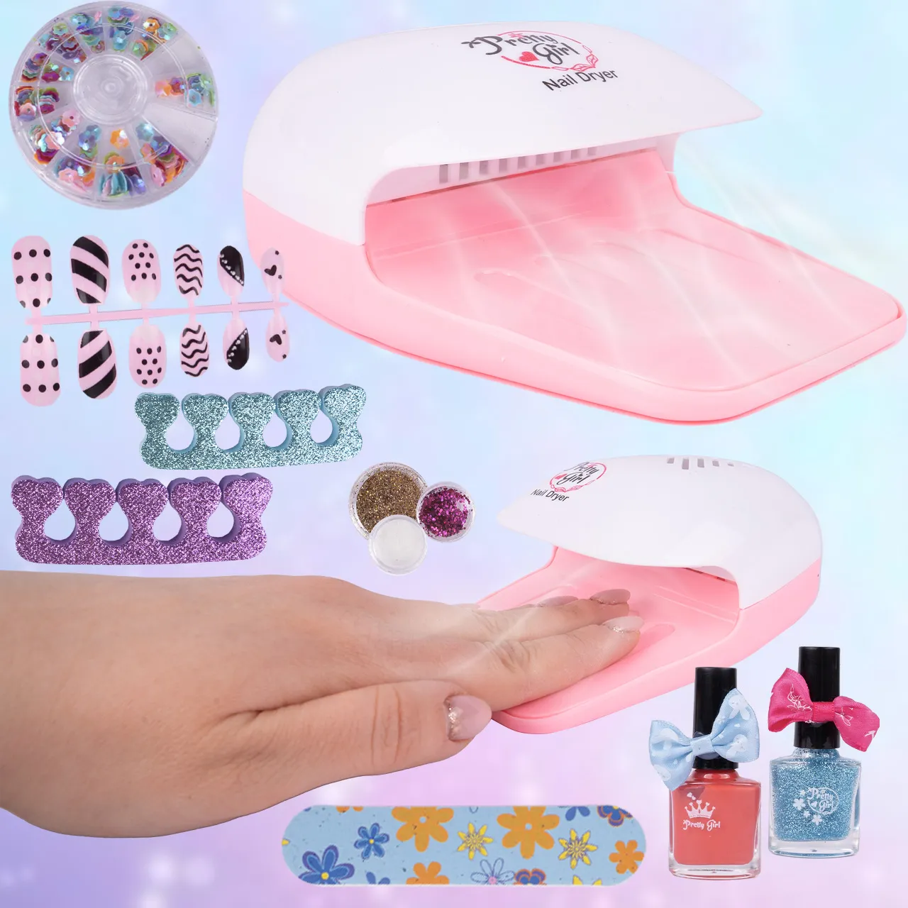 Torebka Zestaw Kosmetyków do Makijażu i Paznokci