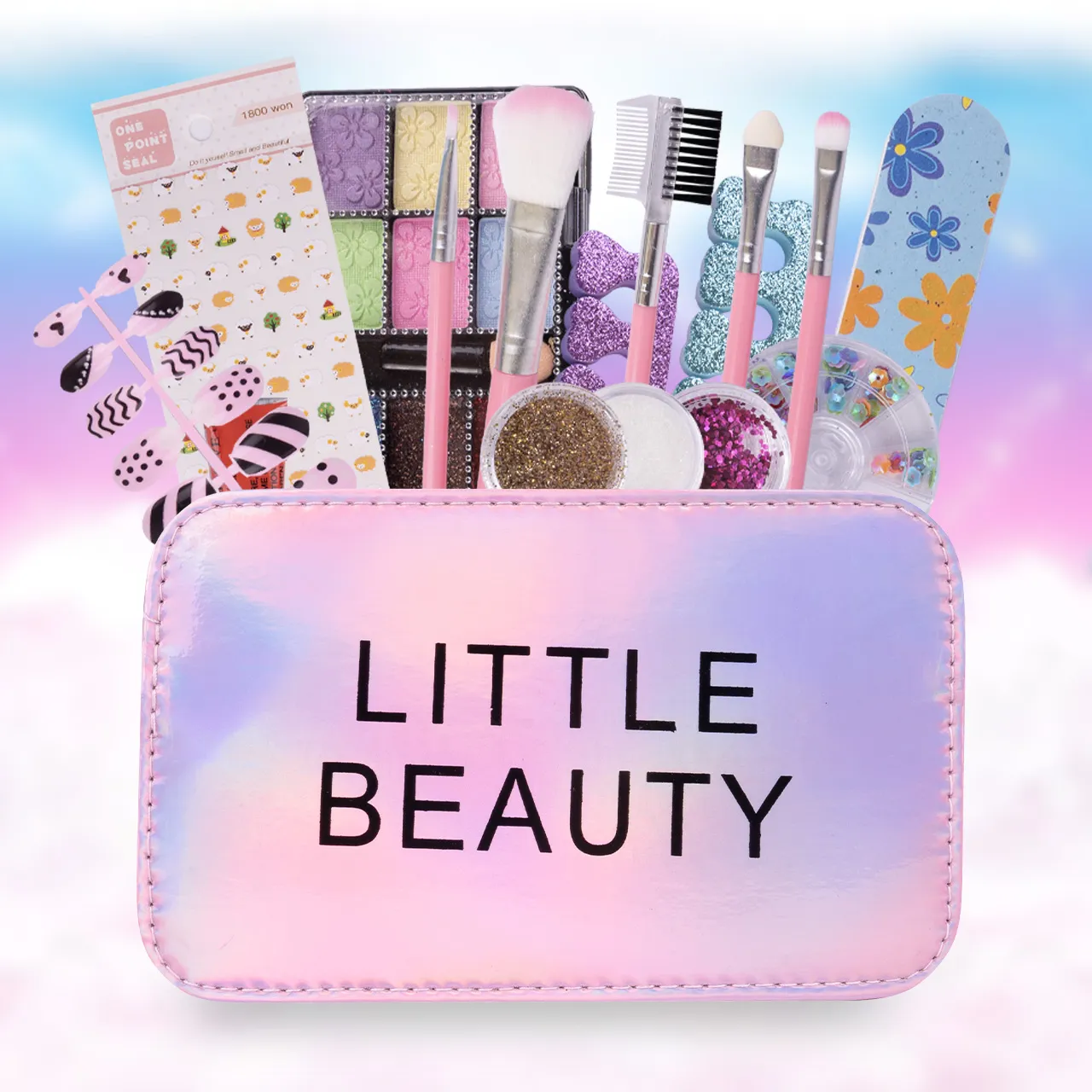 Torebka Zestaw Kosmetyków do Makijażu i Paznokci