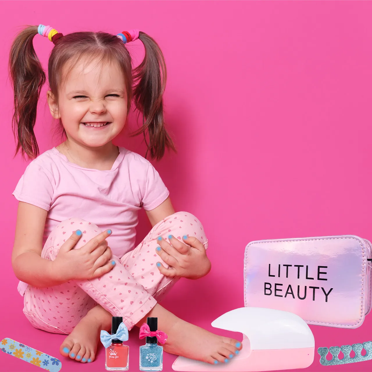 Torebka Zestaw Kosmetyków do Makijażu i Paznokci