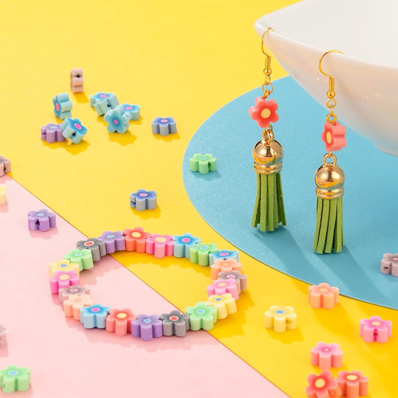 Zestaw do Robienia Bransoletek Naszyjników 300 el.