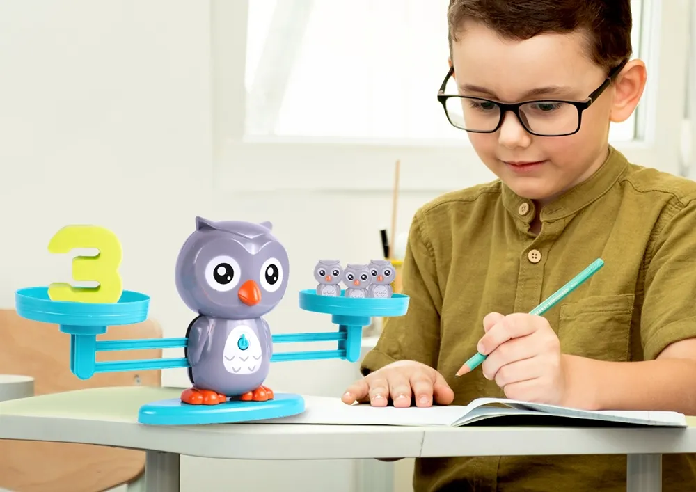 Waga Szalkowa Równoważnia Sowa Nauka Liczenia Sowy