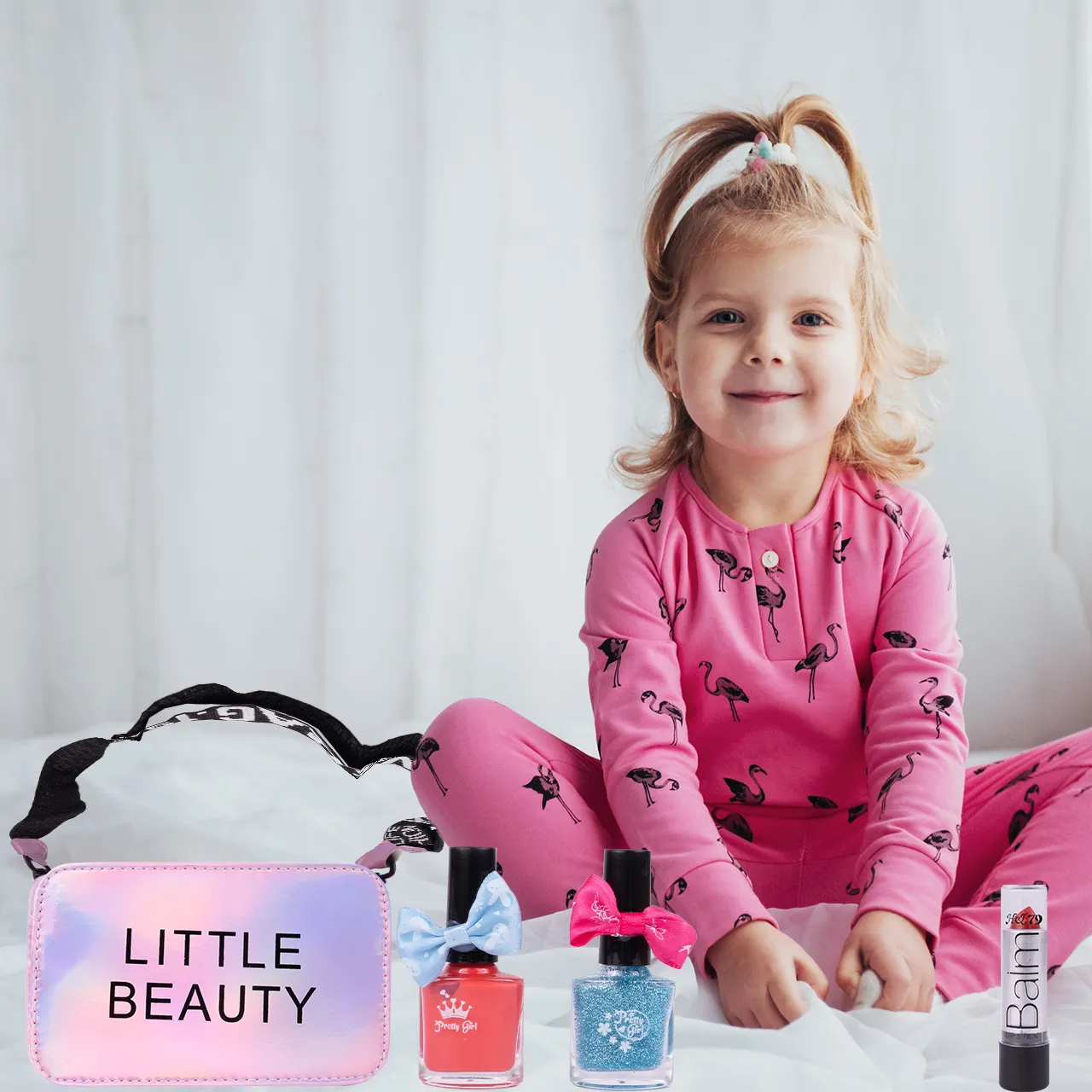 Torebka Zestaw Kosmetyków do Makijażu i Paznokci