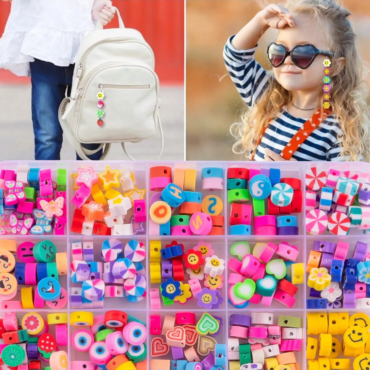 Zestaw do Robienia Bransoletek Naszyjników 300 el.