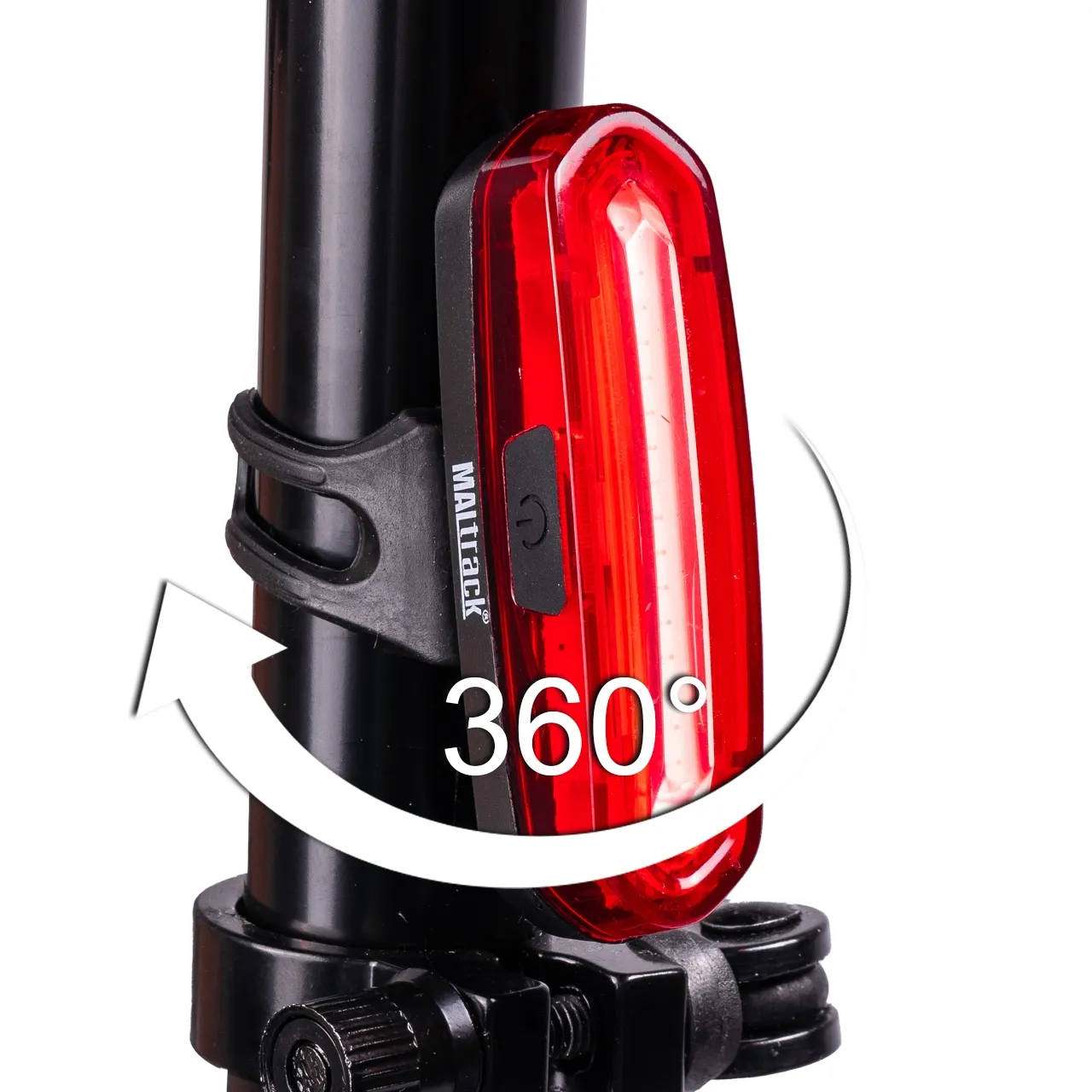 Lampka Rowerowa Tylna LED USB 120LM