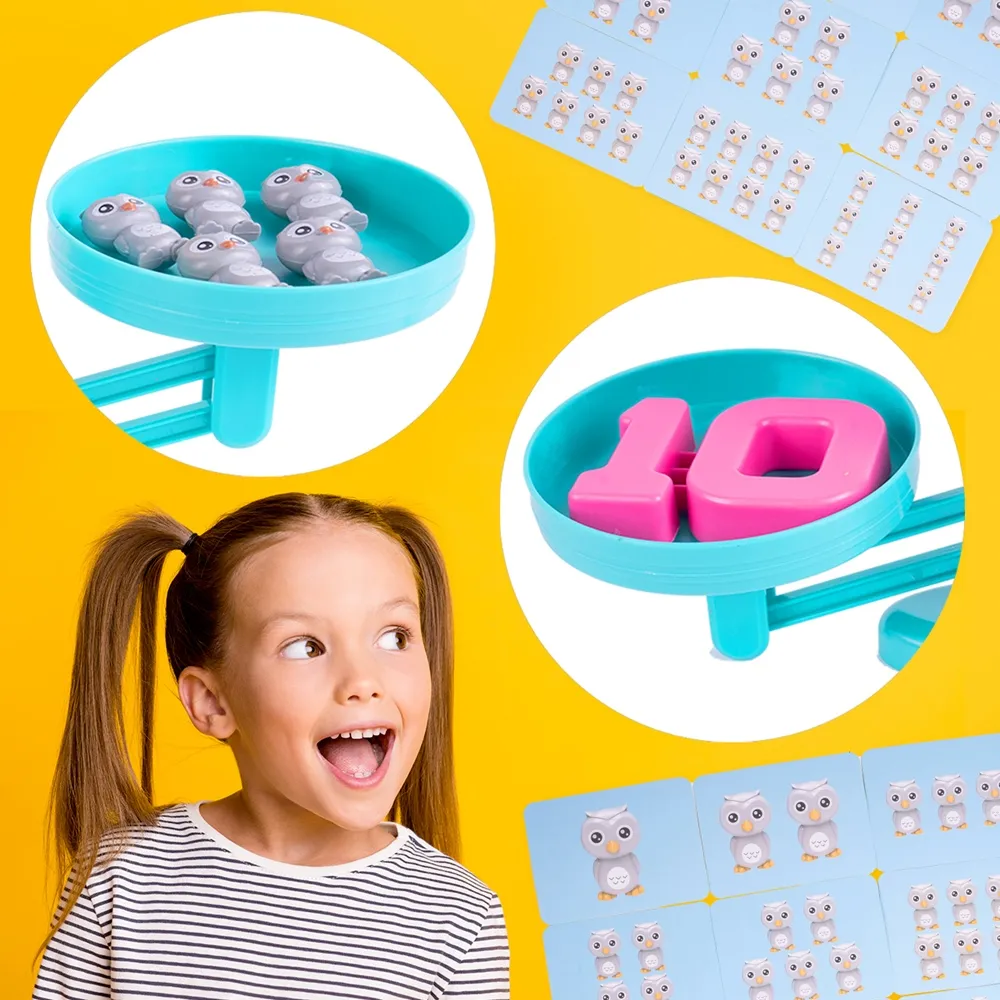 Waga Szalkowa Równoważnia Sowa Nauka Liczenia Sowy