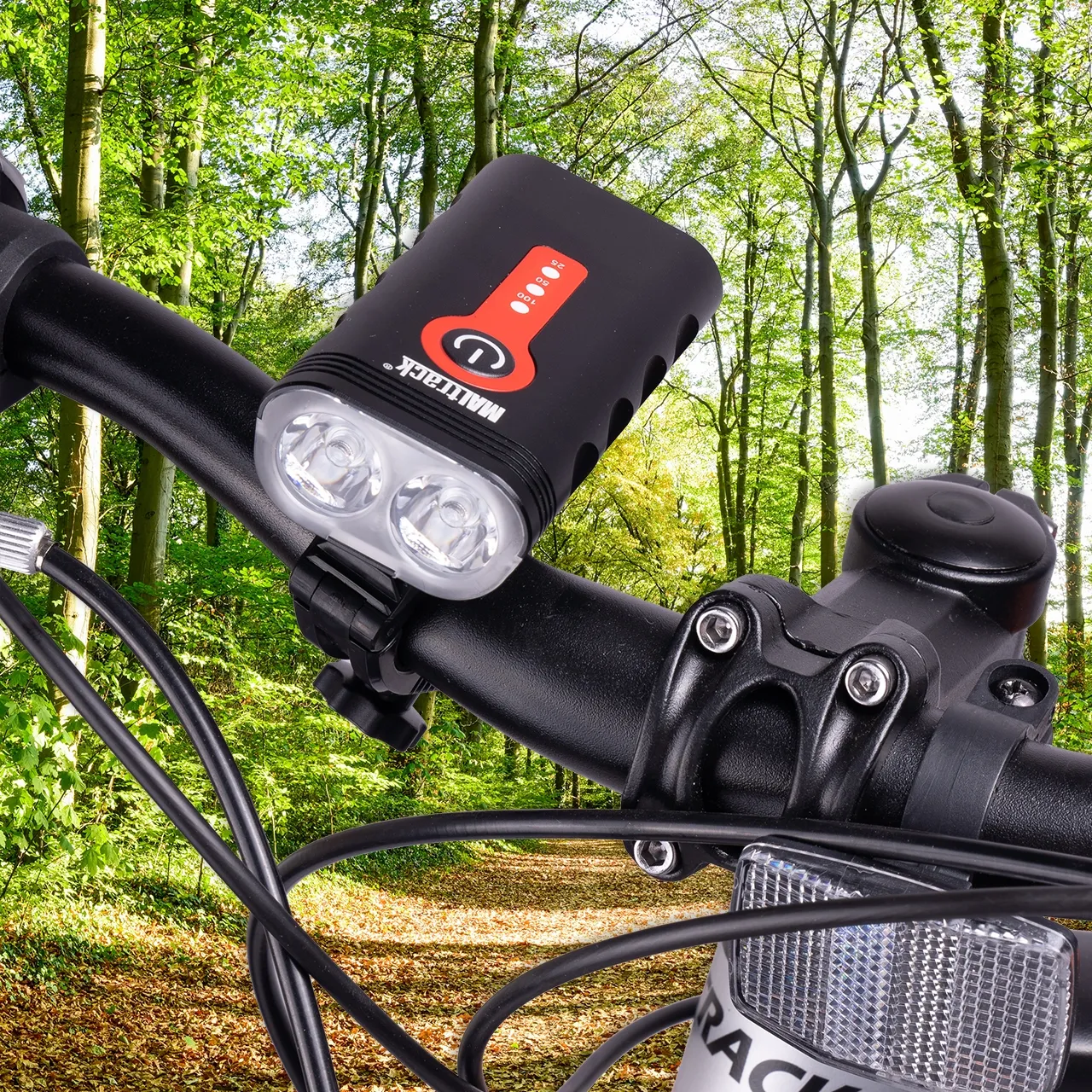 Lampka Rowerowa Przód + Tył LED 360 Wodoodporna