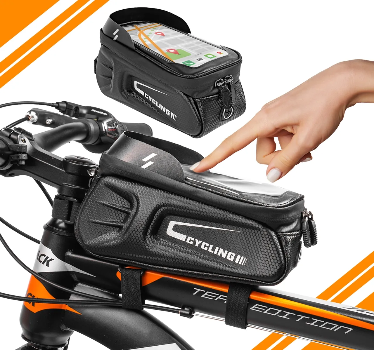 Torba Rowerowa na Ramę Sawka Etui na Telefon Rower