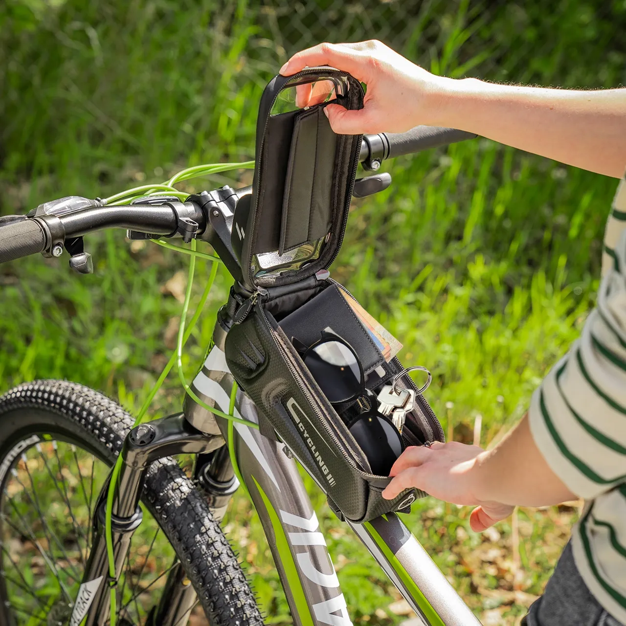 Torba Rowerowa na Ramę Sawka Etui na Telefon Rower