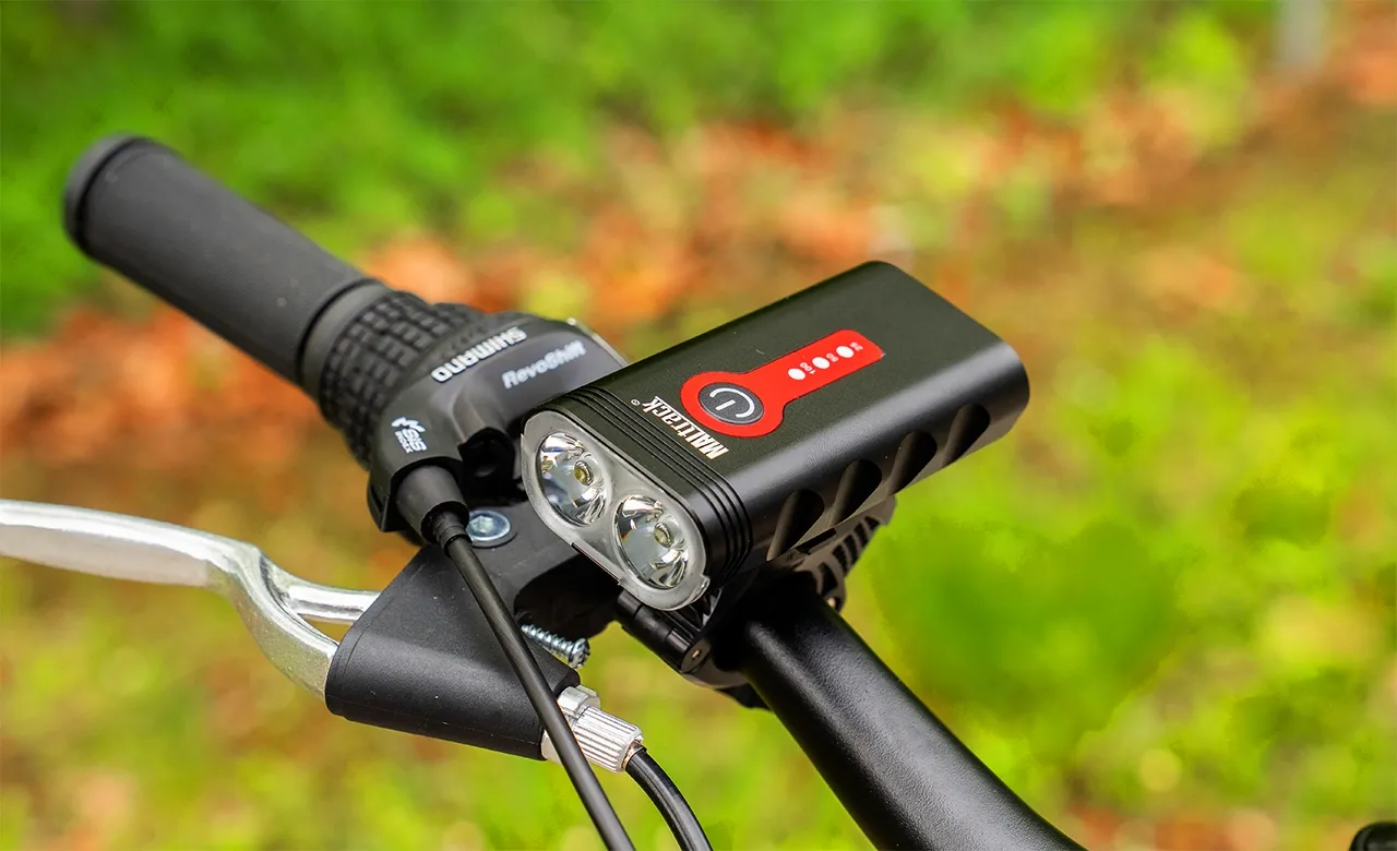 Lampka Rowerowa Przód + Tył LED 360 Wodoodporna