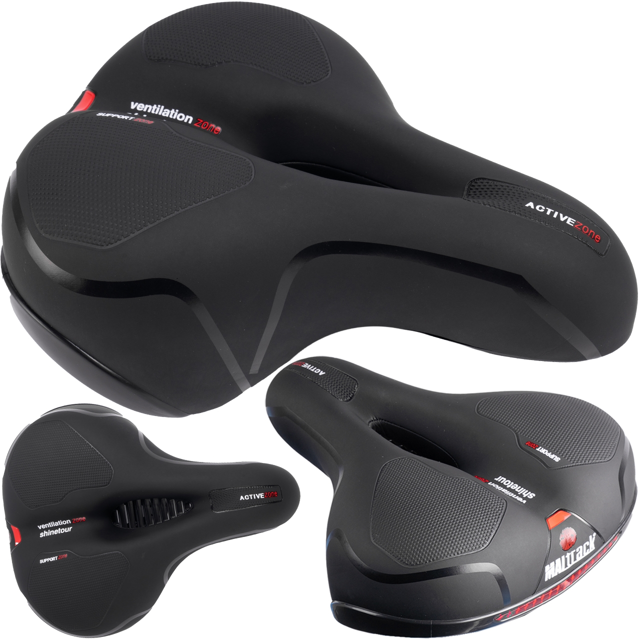 MalTrack Fahrradsattel mit Schaumstoff Komfortabler weicher Sattel Memory  Foam | eBay.de