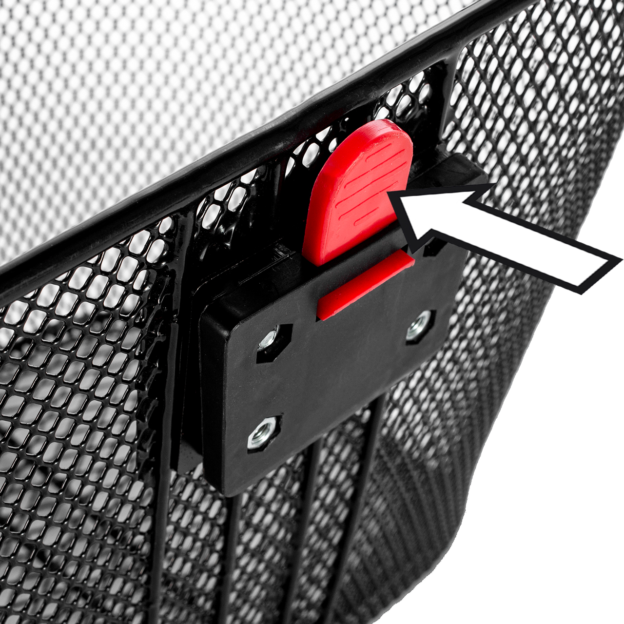 Metalowy Koszyk na Rower, Kierownicę + Wkład