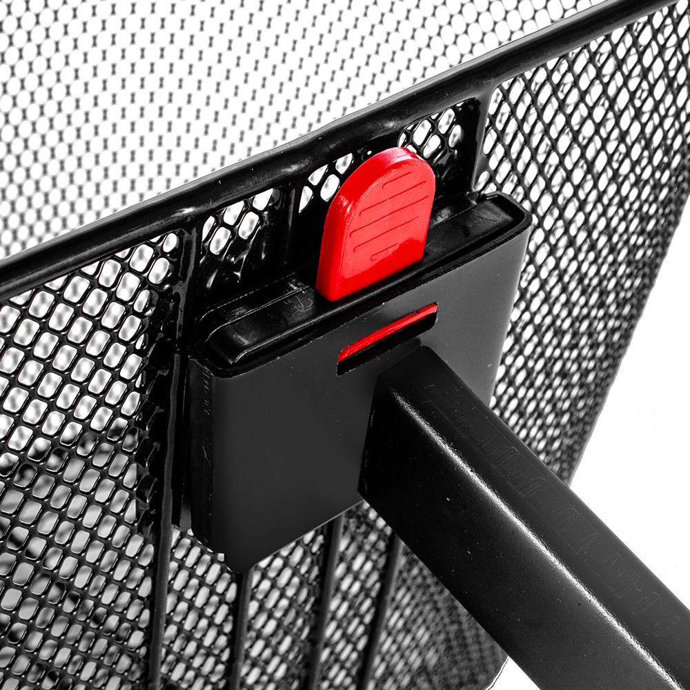 Metalowy Koszyk na Rower, Kierownicę + Wkład