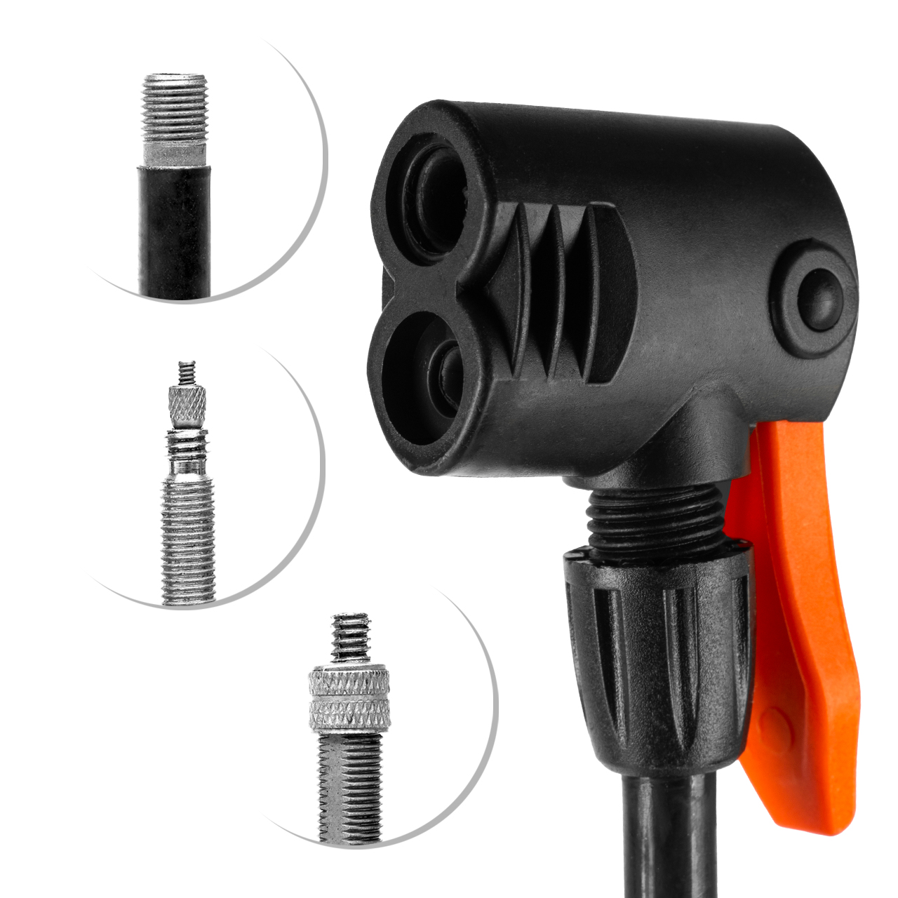 Pompka do Podłogowa do Roweru Samochodu Piłki Materaca