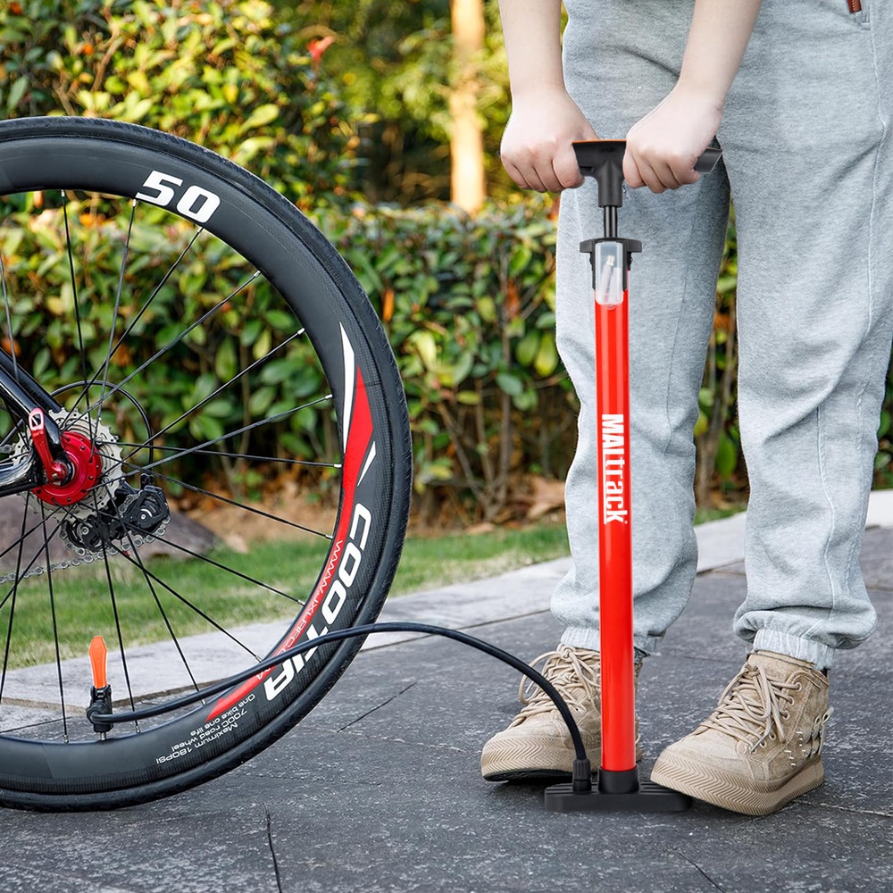 Pompka do Podłogowa do Roweru Samochodu Piłki Materaca
